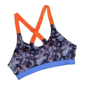 Victoria’s Secret Sports Bra Multi-Color Floral size 32A
